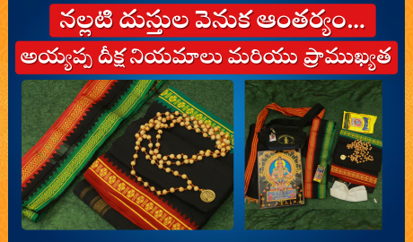 నల్లటి దుస్తుల వెనుక ఆంతర్యం : Why Ayyappa Devotees ONLY Wear Black Clothes?