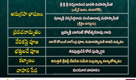 భక్తి టీవీ కోటి దీపోత్సవం 2025, 11వ రోజు - కార్తిక మంగళవారం కార్యక్రమాలు