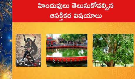 హిందువులు తెలుసుకోవల్సిన ఆసక్తికర విషయాలు