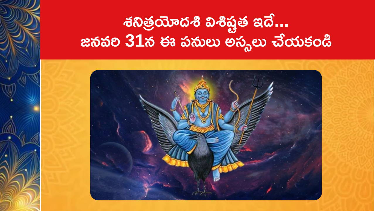 What should be avoided on Shani Trayodashi