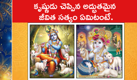కృష్ణుడు చెప్పిన అద్భుతమైన జీవిత సత్యం ఏమిటంటే.
