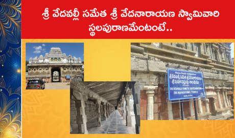 శ్రీ వేదవల్లీ సమేత శ్రీ వేదనారాయణ స్వామివారి స్థలపురాణమేంటంటే..