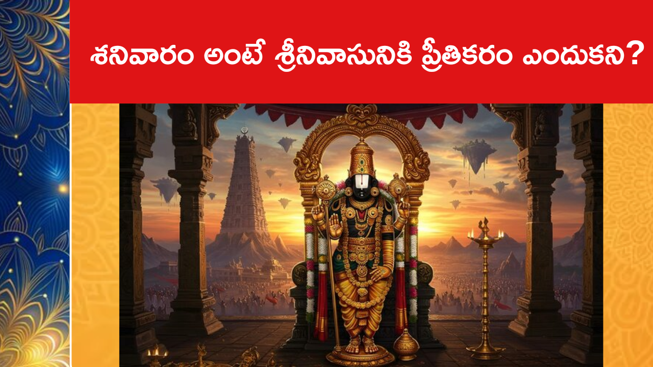 శనివారం అంటే శ్రీనివాసునికి ప్రీతికరం ఎందుకని?
