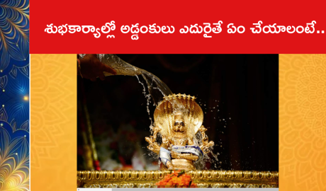 శుభకార్యాల్లో అడ్డంకులు ఎదురైతే ఏం చేయాలంటే..