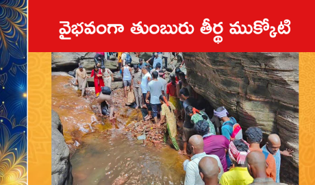 వైభవంగా తుంబురు తీర్థ ముక్కోటి