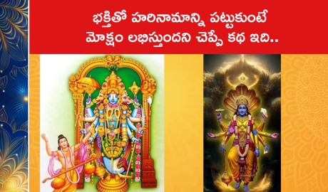 భక్తితో హరినామాన్ని పట్టుకుంటే మోక్షం లభిస్తుందని చెప్పే కథ ఇది..