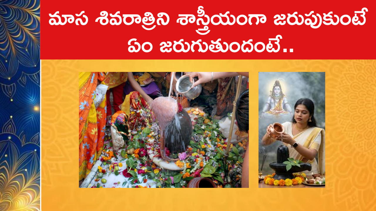 మాస శివరాత్రిని శాస్త్రీయంగా జరుపుకుంటే ఏం జరుగుతుందంటే..