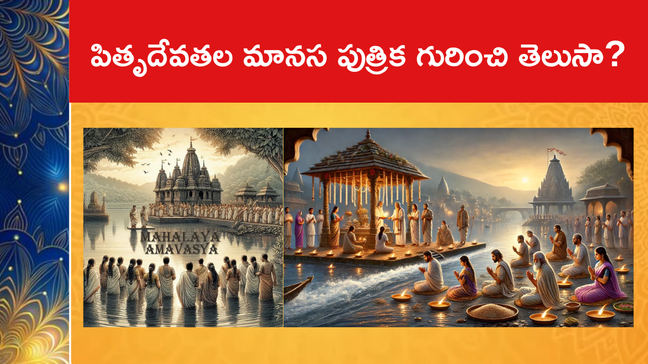 పితృదేవతల మానస పుత్రిక గురించి తెలుసా?