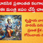 మానసిక ప్రశాంతత కలగాలంటే ఈ మంత్ర జపం చేస్తే చాలు..